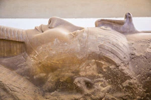 Images Dated 28th March 2017: Statue of Ramses II, Memphis (capital of Ancient Egypt), Nr. Cairo, Egypt