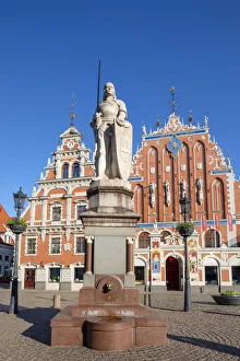 Likeness Prints: Statue of Roland, House of Blackheads and Schwab House, Town Hall Square, Old Town