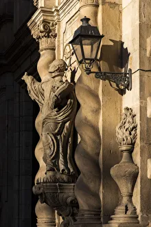 Statue of San Francisco de Borja, Iglesia de Belen church, Barcelona, Catalonia, Spain