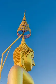 Head Prints: Statue at The Tiger Cave Temple, Krabi Province, Thailand