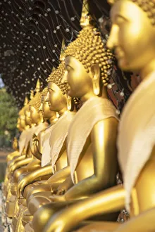 Statues at Seema Malakaya on Bere Lake, Colombo, Sri Lanka