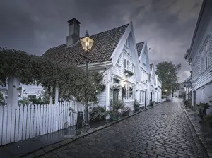 Stavanger city during the evening, Rogaland county, southern Norway