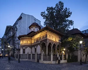 Images Dated 18th December 2019: Stavropoleos Monastery and Church, Bucharest, Romania