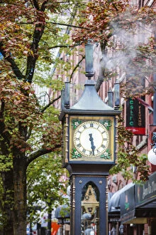 Images Dated 16th January 2018: Steam clock, Gastown, Vancouver, British Columbia, Canada