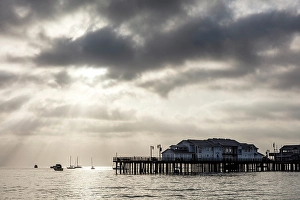 Santa Barbara Prints: Stearns Wharf, Santa Barbara, California, USA