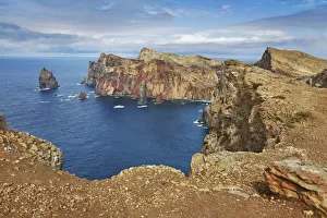 Machico Prints: Steep coast at Ponta de Sao Lourenco - Portugal, Madeira, Machico, Ponta de Sao Lourenco