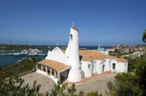 Images Dated 14th May 2012: Stella Maris Church in Porto Cervo, Costa Smeralda, Sardinia, Italy