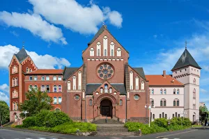Saarland Prints: Steyeler missions house, St. Wendel, Saarland, Germany