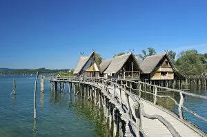 Images Dated 18th March 2011: Stilt houses in Unteruhldingen, Lake Constance, Baden-Wuerttemberg, Germany