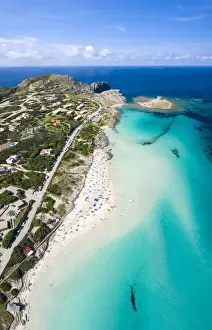 Crystal Clear Prints: Stintino with La Pelosa and la Pelosetta beach and Capo Falcone