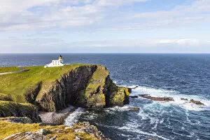 Images Dated 24th January 2022: Stoer Head Lighthouse, Stoer, Sutherland, Scotland, United Kingdom