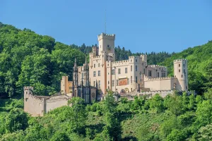 Rhein Prints: Stolzenfels Castle, Koblenz, Rhine Valley, Rhineland-Palatinate, Germany