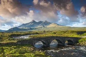 Stone Bridge & The Cuillins, Sligachan, Isle of Skye, Scotland