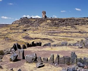 Stone circle & chullpas mark ceremonial Inca burial grounds