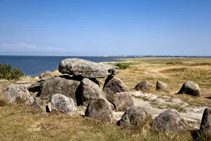 Keitum Prints: Stonegrave Harhoog, Keitum, Sylt Island, North Frisian Islands, Schleswig Holstein