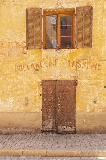 Shuttered Prints: Store facade, Cassis, Marseille, Provence Alpes Cote d'Azur, Bouches du Rhone, France