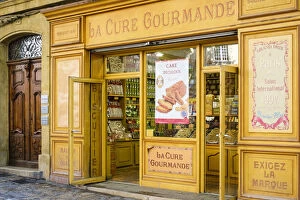 Aix En Provence Gallery: Storefront of La Cure Gourmande specialty biscuit shop on Place Richelme, Aix-en-Provence