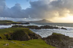 Stormy weather in Western Achill Island, Achill Island, County Mayo, Connacht province