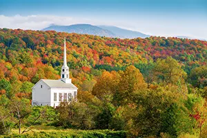 Stowe Prints: Stowe, Vermont, New England, USA