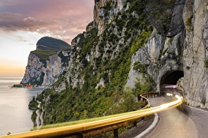 Strada della Forra, Tremosine, lake Garda, Brescia district, Lombardy, Italy