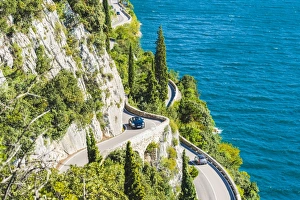 Strada della Forra, Tremosine, lake Garda, Brescia district, Lombardy, Italy
