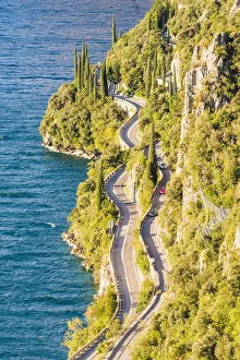 Strada della Forra, Tremosine, lake Garda, Brescia district, Lombardy, Italy