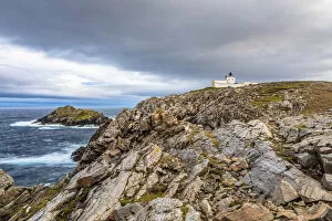 Images Dated 24th January 2022: Strathy Point Lighthouse, Strathy Point, Sutherland, Scotland, United Kingdom