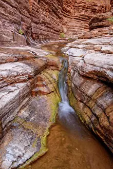 Fresh Water Prints: Stream-polished Cambrian Muav Limestone ledges in Matkatamiba Canyon