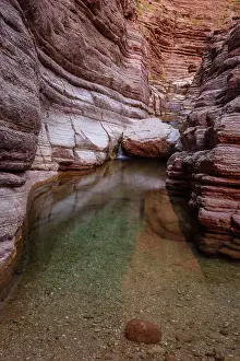 Flowing Water Prints: Stream-polished Cambrian Muav Limestone ledges in Matkatamiba Canyon
