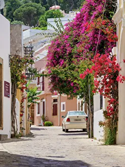 Lero Prints: Street of Agia Marina, Leros Island, Dodecanese, Greece