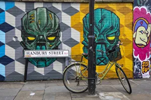 Street Art Prints: Street art around Brick Lane, East End, London, England, UK