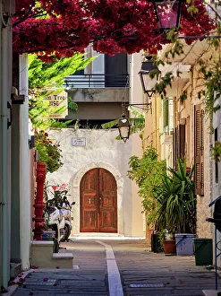 Rhithymnos Prints: Street of the Old Town, City of Rethymno, Rethymno Region, Crete, Greece