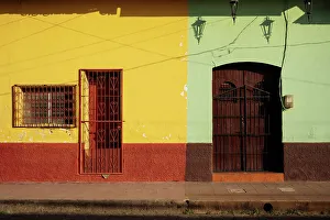 Leon Prints: Street scene, Leon, Leon Department, Nicaragua, Central America