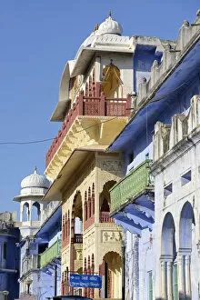 Street view in Pushkar, India, Asia