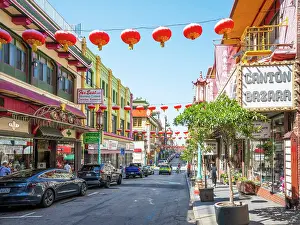 China Town Prints: Streets of China Town, San Francisco, California, USA