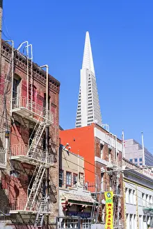China Town Prints: Streets of China Town, San Francisco, California, USA