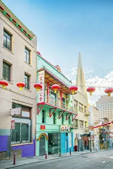 Bay Area Prints: Streets of China Town, San Francisco, California, USA