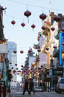 Streets of Chinatown, San Francisco, California, USA