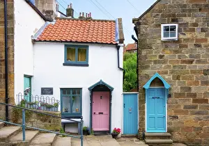 Yorkshire Prints: Streets of Robin Hood Bay, an old fishing village on the Heritage Coast of the North York Moors