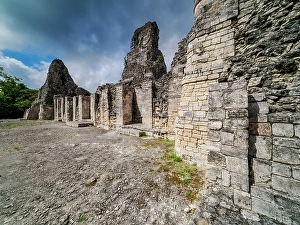 Xpuhil Prints: Structure I, Xpuhil Archaeological Site, Xpujil, Campeche State, Mexico