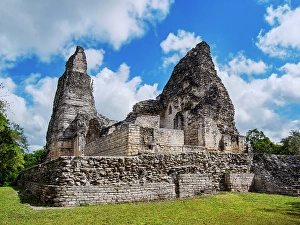Xpuhil Prints: Structure I, Xpuhil Archaeological Site, Xpujil, Campeche State, Mexico