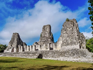 Yucatan Prints: Structure I, Xpuhil Archaeological Site, Xpujil, Campeche State, Mexico