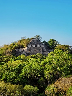 Kalakmul Prints: Structure II, Calakmul Archaeological Site, Campeche State, Mexico