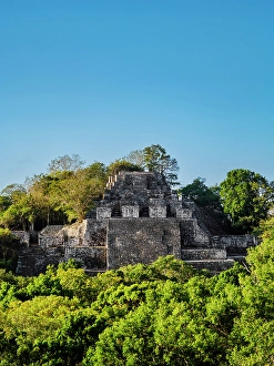 Kalakmul Prints: Structure II, Calakmul Archaeological Site, Campeche State, Mexico