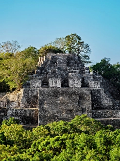 Kalakmul Prints: Structure II, Calakmul Archaeological Site, Campeche State, Mexico
