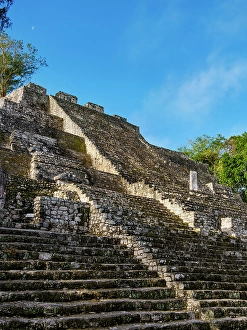 Kalakmul Prints: Structure II, Calakmul Archaeological Site, Campeche State, Mexico