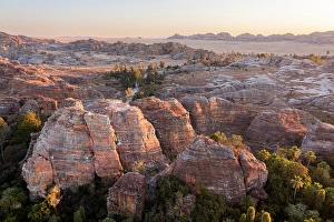 Madagascar Prints: Stunning rock formations, Madagascar, Africa. Isalo National Park