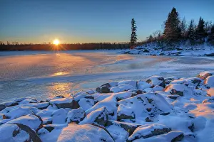 Provinces Prints: Sturgeon Rapids at Nutimik Lake Whiteshell Provincial Park, Manitoba, Canada