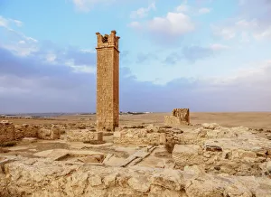 Amman Governorate Prints: Stylite tower, Umm ar-Rasas, Amman Governorate, Jordan
