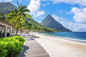 Retreat Prints: Sugar Beach Hotel Five Star Luxury Resort and Beach Soufriere, Saint Lucia
